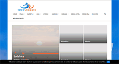 Desktop Screenshot of ideeviaggio.it